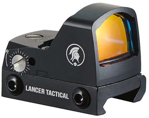 Lancer Tactical Micro Red Dot Sight, Black
