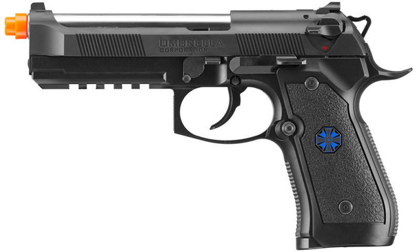 Tokyo Marui Limited Edition Albert W. Model 01P Umbrella Corporation GBB Airsoft Pistol, Black