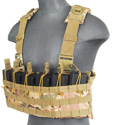 Lancer Tactical DZN Mag Harness w/ Rear Hydration Compartment, Camo