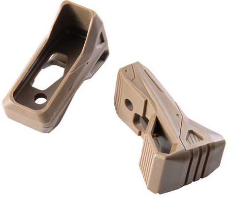 UK Arms Multi-Functional Quick Pull PMag Base for M4 Style Magazines, 2 Pack, Tan