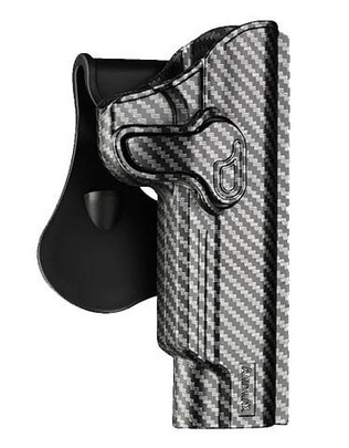 Amomax 1911 Right Handed Holster, Carbon Fiber