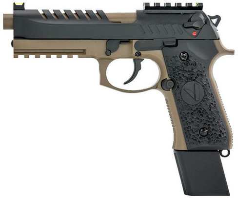 Vorsk Tactical VM9 Gas Blowback Airsoft Pistol, Black/Dark Earth