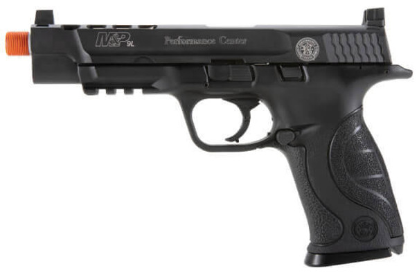 S&W M&P9L Performance Center CO2 Blowback Airsoft Pistol, Black