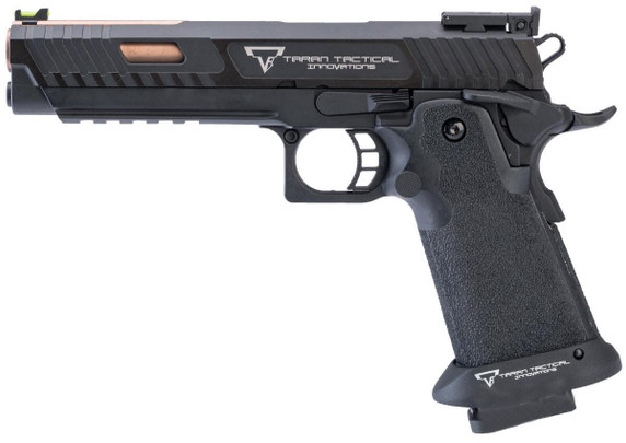 EMG TTI Licensed JW3 2011 Combat Master Airsoft Training Pistol w/ Custom Island Barrel, Black