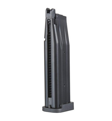 Army Armament R609-B 28rds Green Gas Airsoft Magazine, Black