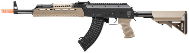 Elite Force AKX Airsoft AEG Rifle w/ EYE Trace 2023, Black/Tan