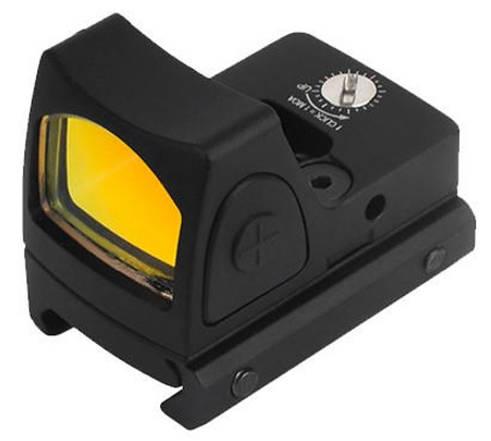 Atlas Custom Works Adjustable LED Mini Red Dot, Black