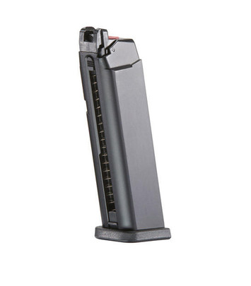 WE-Tech Galaxy MOS 25 Round Metal Green Gas Airsoft Magazine, Black