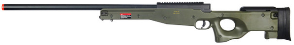 Well L96 AWP Bolt Action Airsoft Rifle w/ Optic RIS, OD Green