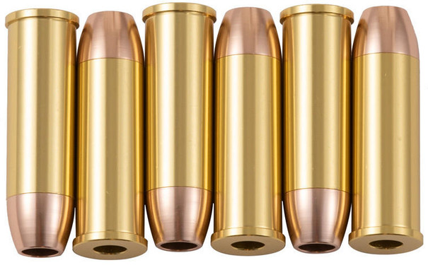 HFC Revolver BB Shells for Gas Powered Airsoft Revolvers, 6 Pack, Brass