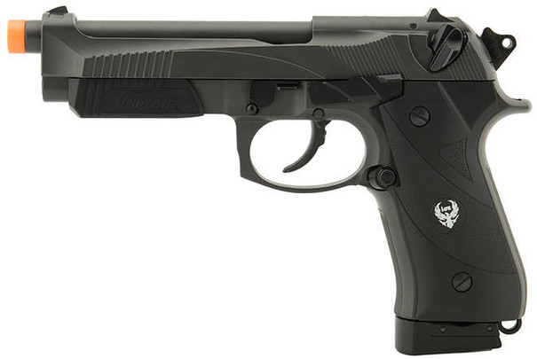 HFC 192 CO2 Blowback Airsoft Pistol with Accessory Rail, Black