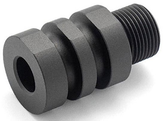 Action Army AAP-01C 14mm CCW Thread Adapter, Black