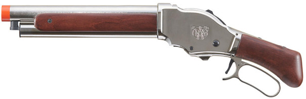 Golden Eagle 1887 Compact Lever Action Gas Powered Airsoft Shotgun, Silver