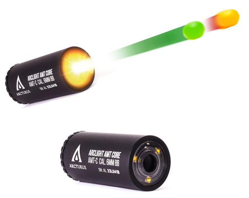 Arcturus RS Sirius AMT Arclight Modular Tracer Core Drop-in Unit & Compact Mock Suppressor w/ Simulated Muzzle Flash