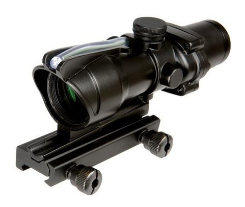 Lancer Tactical 4X32 Full Metal Fiber Optic Green Dot Scope