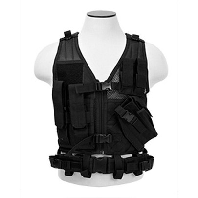 NC Star Children's Tactical Vest, Black