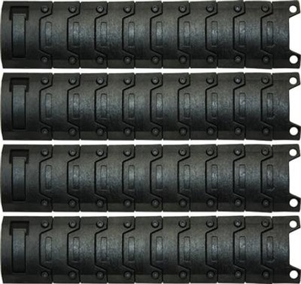 Dboys BI-08 Interlocking Rail Covers, Black, Set of 4