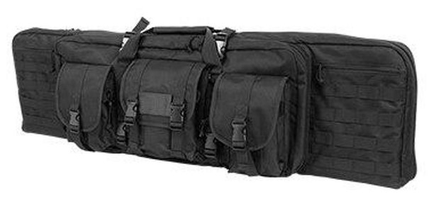 NC STAR Double Carbine Padded Rifle Case w/ Shoulder Straps, 42 Inch, Black