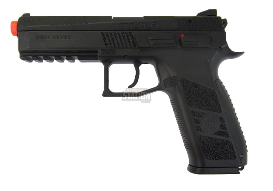 CZ P09 Gas Blowback Airsoft Pistol w/ Metal Slide by ASG & KJW