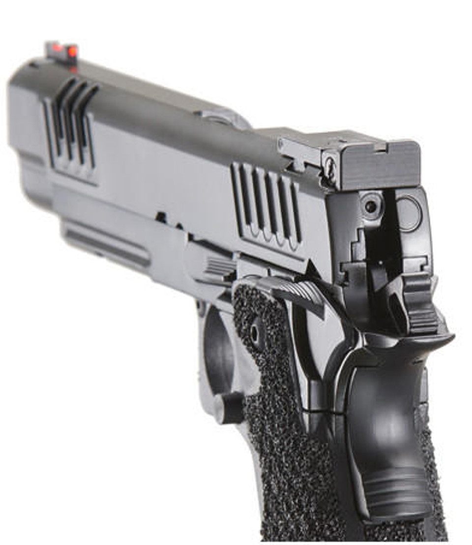 Army Armament R611 XL 5.1 HiCapa Gas Blowback Airsoft Pistol, Black