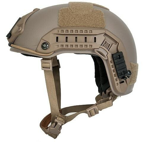 Lancer Tactical Maritime SpecOps Military Style Helmet w/ NVG Mount Tan