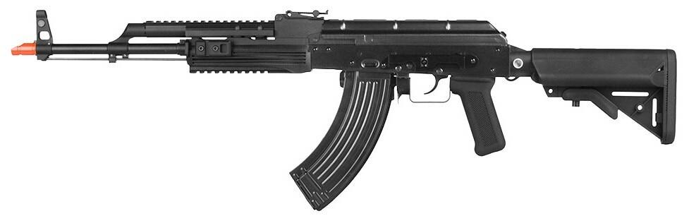 WE-Tech Full Metal AK47 Spec. Op Gas Blowback Airsoft Rifle, Black