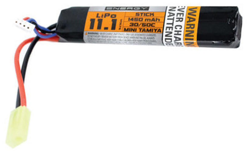 Valken LiPo 11.1v 1000mAh 15C/30C Stick Airsoft Battery (Dean) - Valken  Sports
