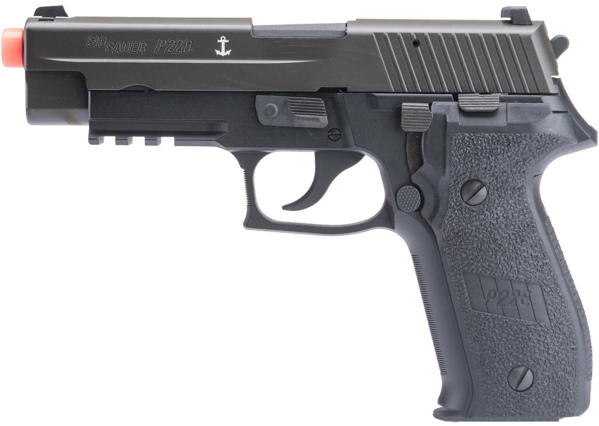 SIG Sauer ProForce P226 Mk25 Gas Blowback Airsoft Pistol, Black 