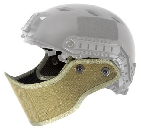 Lancer Tactical SpecOps Military Style Helmet Face Mask, OD Green