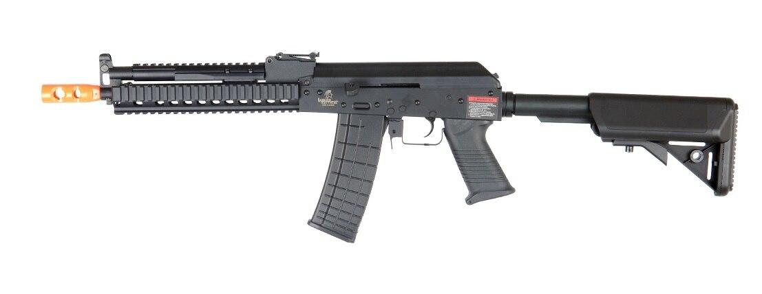 Lancer Tactical RIS AK Tactical AEG Airsoft Gun, Black, LT-11B