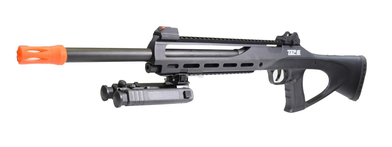 ASG TAC-6 | CO2 Airsoft Sniper Rifle | Integrated Laser & Bipod 
