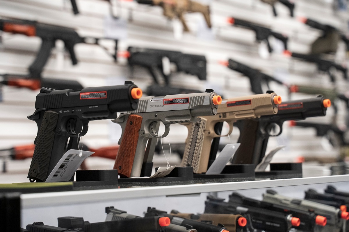 Airsoft Sidearms and secondaries from officially licensed gun manufacturers such as GLOCK, COLT, Sig Sauer, and more!