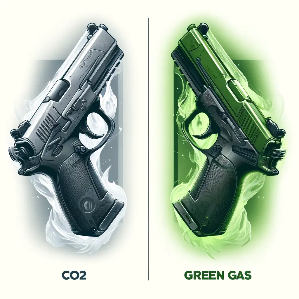 Difference Between Airsoft CO2 and Green Gas Pistols - Airsoft Station