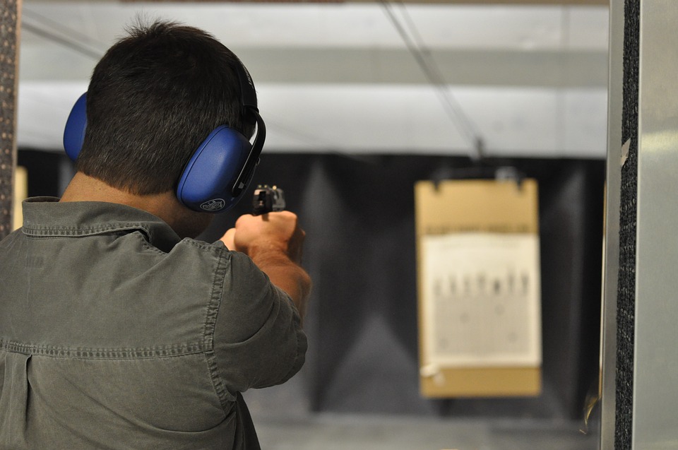 Shooting, Gun, Handgun, Pistol, Man, Shoot, Defense