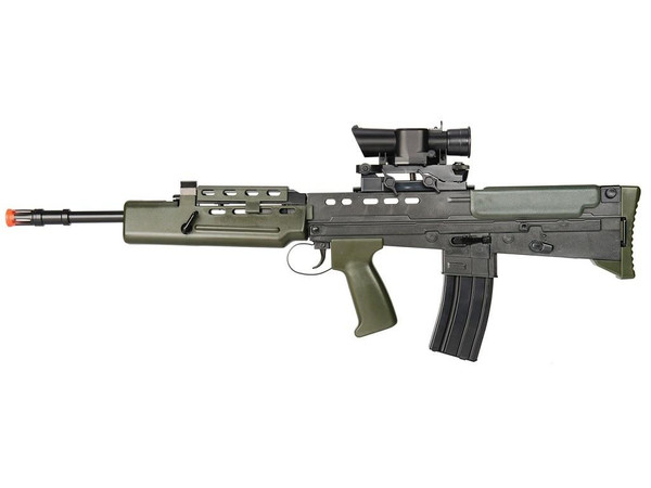 HFC Spring Powered L85 A1 Airsoft Rifle with Scope (HA-202B)