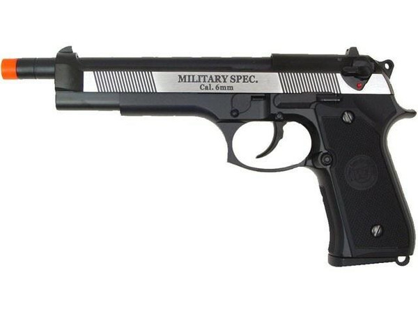 We pistola a gas M92 stainless full metal-armi softair