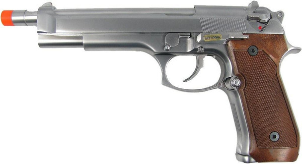 WE M92 Long Barreled Full Metal Semi Auto Gas/CO2 Blowback