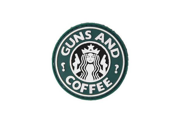 Guns & Coffee PVC Velcro Patch (AC-110J)
