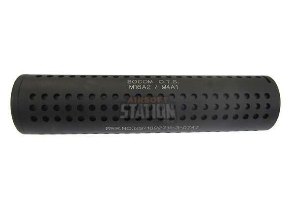 G&G Mock Suppressor for GK16 (14mm CCW) with Flash Hider (Black
