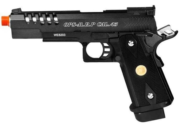 WE Hi-Capa 6 Force A Airsoft Pistol Gold Barrel Full Metal GBB