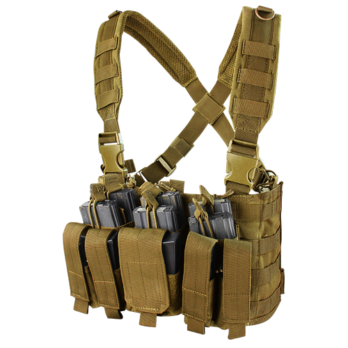 Gilet Tactique Condor Recon – Porte-chargeurs M4 Et Pistolets, Confortable Et Pratique