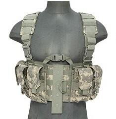 Lancer Tactical Nylon M4 Chest Harness, ACU UK-CA-306AN