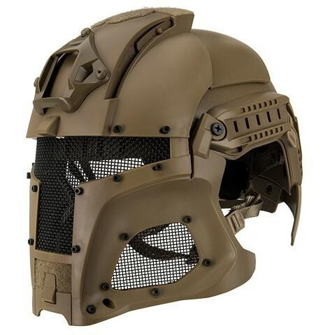 G-Force Complete Protection Wire Mesh Airsoft Face Mask - TAN