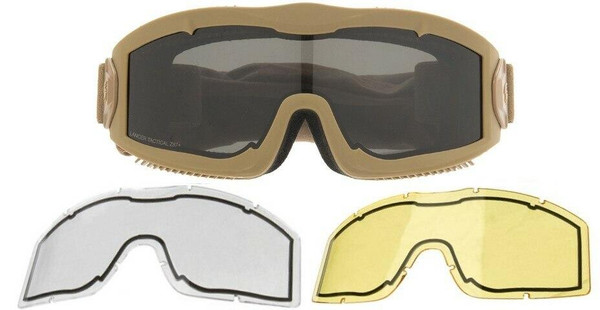 Crosman® Airsoft Safety Goggles with Shatter-Resistant Lenses, Adjustable