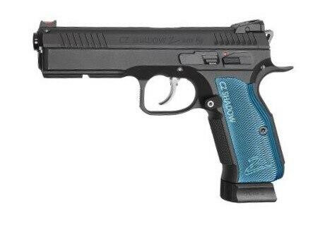 ASG CZ Shadow 2 Co2 Gas Blowback Airsoft Pistol, Black / Blue ASG-50227