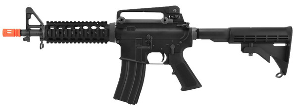 GOPMOD M4 電動ガン ブラック WE-Tech Full Metal M4 CQB Open Bolt Gas Blowback Airsoft Rifle, Black