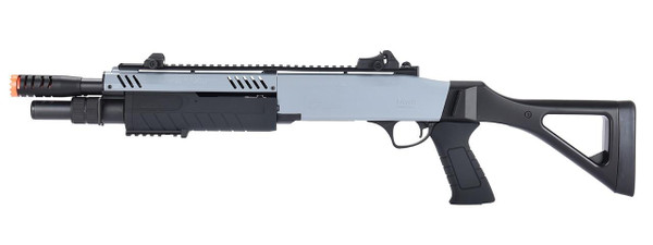 BO Manufacturer FABARM STF12 11” Barrel Pump Action Shotgun w/ Stock, Grey / Bla