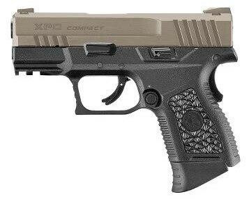ASG XPD Compact Gas Blowback Airsoft Pistol, Black / Tan ASG-50251