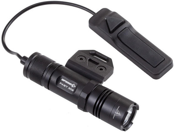 Opsmen FAST 302M Compact High Output Weapon Light for M-LOK Handguard, Black | A UK-FAST302M-BK