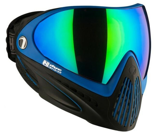 Dye i4 Pro Airsoft Full Face Mask w/ Seatec Thermal Lens, Black/Blue | Airsoft S UK-DYE-40086501